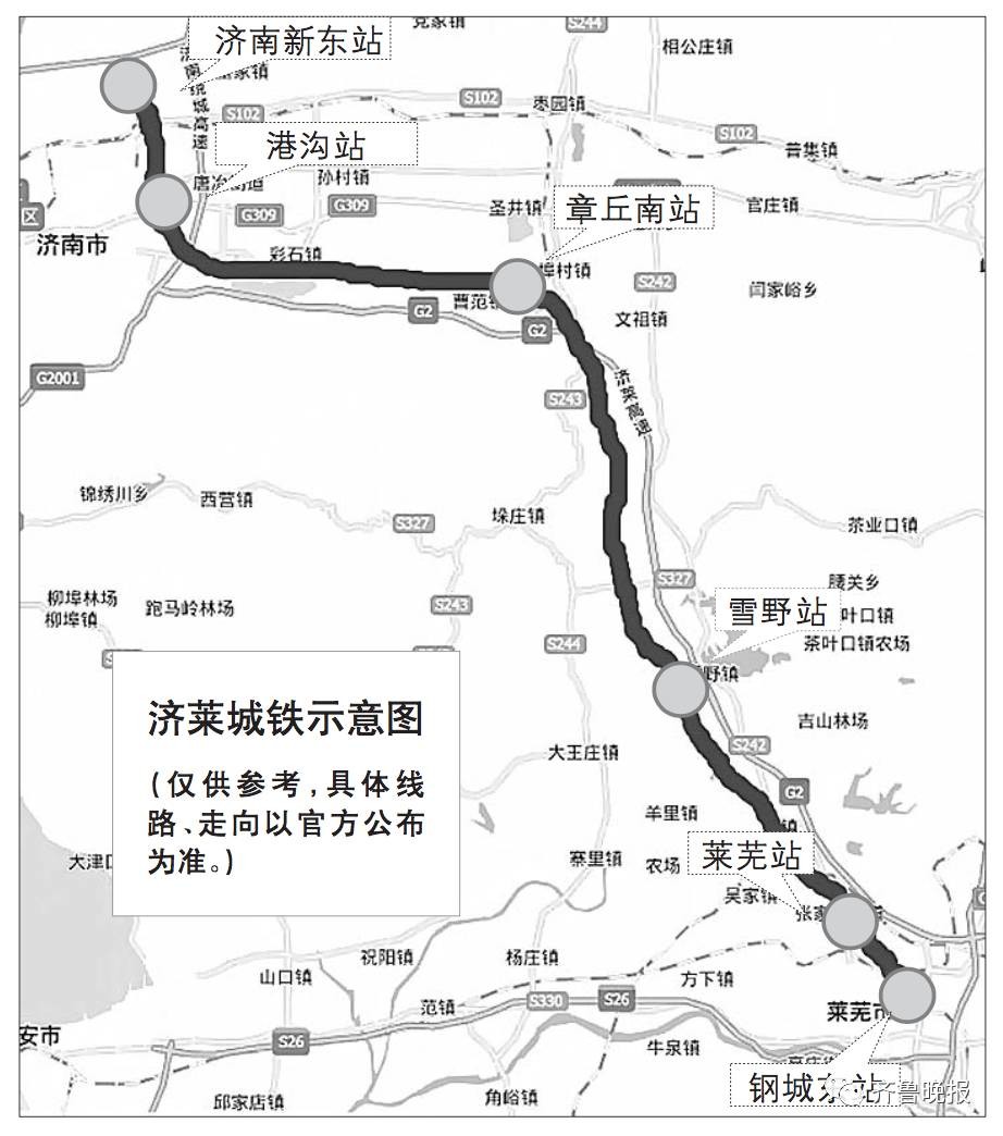 济泰城际铁路最新规划，泉城新动脉连接线