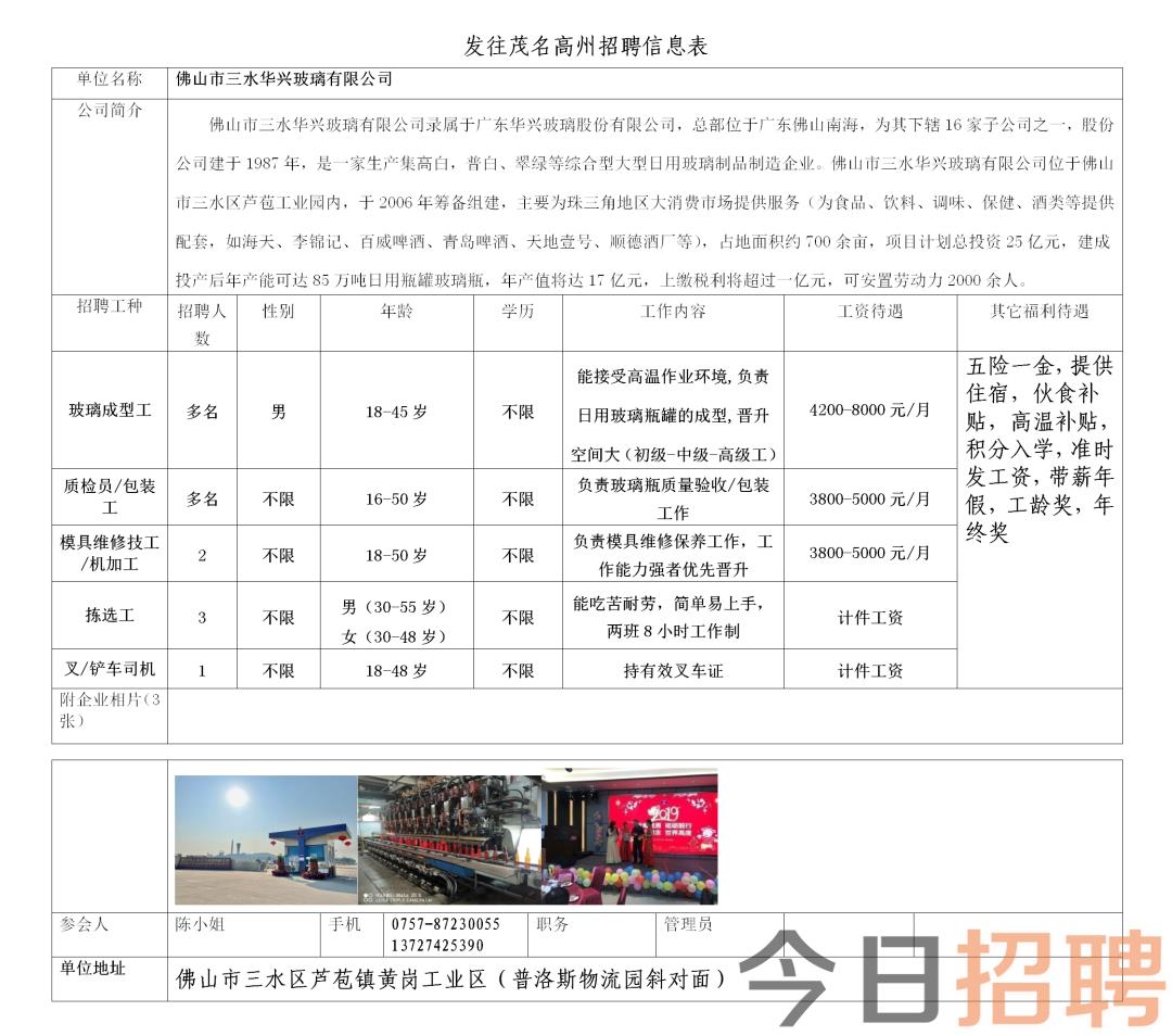 潮南峡山最新招聘信息概览